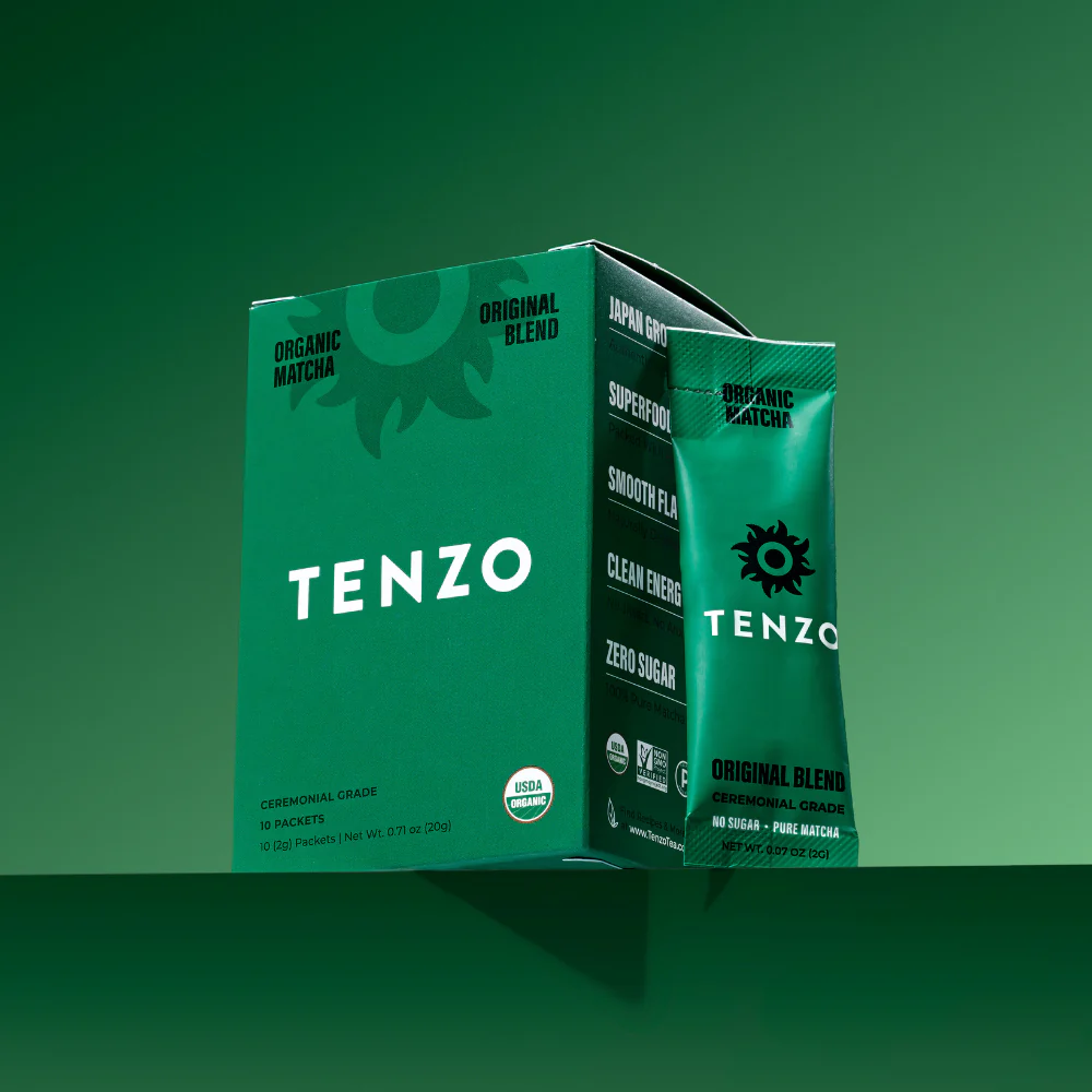 Tenzo® Organic Matcha Single Serve (Box of 10) - Image 4